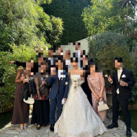 ウェルカムパーティでの写真撮影