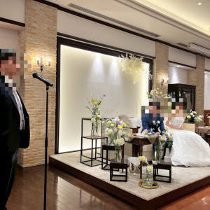 友人スピーチ|742530さんのアニヴェルセル江坂（新大阪）の写真(2576945)