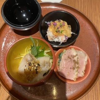 試食したお料理です。