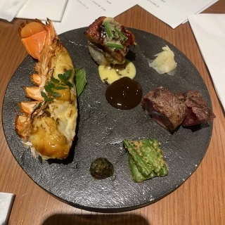 試食したお料理です。