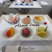 試食の最後のデザートです