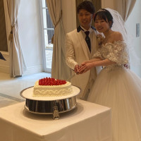 ケーキ入刀