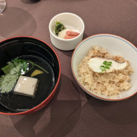 試食料理（鯛飯）