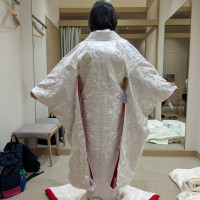 雅叙園 衣装室の白無垢