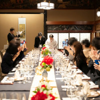 会場「牛若」は参列者の方と距離が近くアットホームな雰囲気です