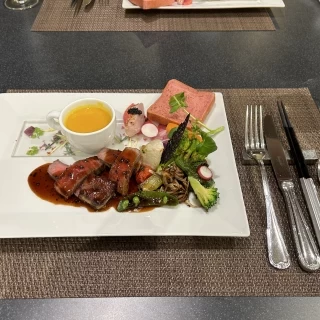 ブライダルフェアの試食です。
