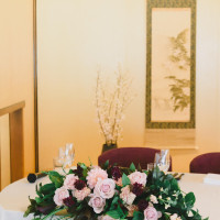 装花は基本料金内にしましたが十分会場を華やかにしていました