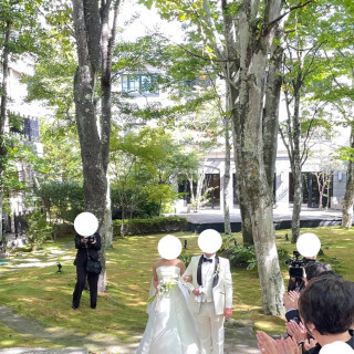 晴れていると中庭で素敵な写真が撮れます