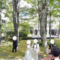 晴れていると中庭で素敵な写真が撮れます
