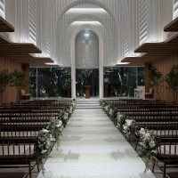 入った瞬間からナチュラルテイストで素敵すぎるチャペル