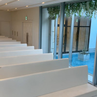 チャペル横にガーデン