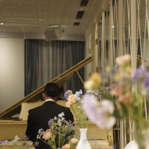 披露宴会場のピアノ|742756さんのアニバーサリーアン 恵比寿の写真(2574964)