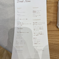 ドリンクメニュー