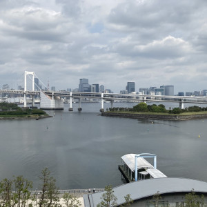 披露宴会場窓からの景色|742783さんのザ コルトーナ シーサイド台場の写真(2425634)