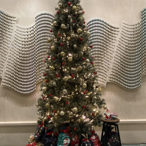 ロビーのクリスマスツリー|742783さんのベイサイドホテルアジュール竹芝の写真(2595445)