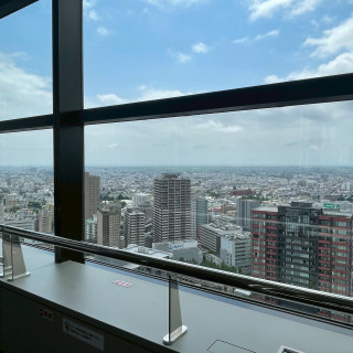 披露宴会場からの風景