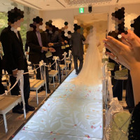新郎新婦退場