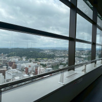 披露宴会場からの風景