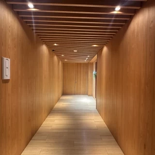 挙式会場までの通路