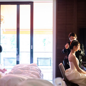 ホテルの部屋で準備|742862さんのWITH THE STYLE（ウィズ ザ スタイル）の写真(2403920)