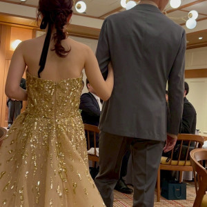 お色直しの衣装です！|742929さんのザ マークグランドホテル（THE MARK GRAND HOTEL）の写真(2555147)