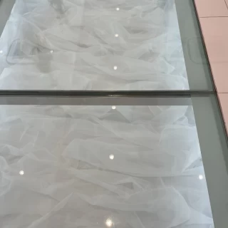 波をイメージしたバージンロード