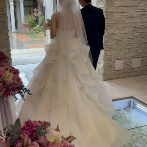 ドレスはお気に入りの1着に出会えました。|742996さんのラヴィール岡山の写真(2407851)