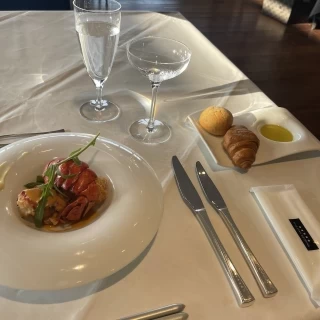 試食のオマール海老