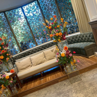 高砂はソファに変更
ゲストとの距離感が近くてよかった!