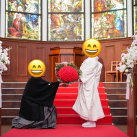 バラのサプライズ