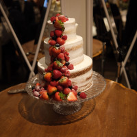 イメージ通りだったウェディングケーキ