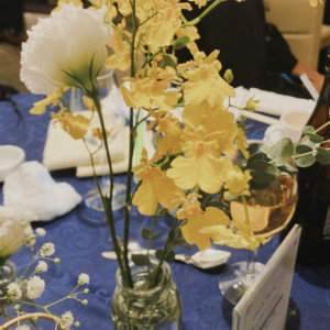 テーブル装花|743572さんのフェニックス・シーガイア・オーシャン・タワーの写真(2577937)