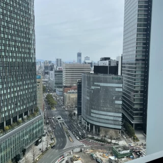 披露宴会場からの景色