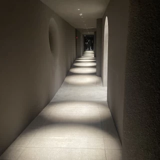 挙式会場までの道