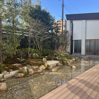庭園が広がってます