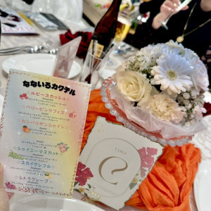 ゲストテーブル|743717さんのThe Palm Garden（ザ・パームガーデン）   〈エルフラットグループ〉の写真(2582499)