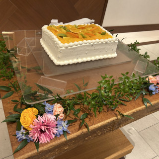 ウェディングケーキと装飾