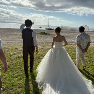 チャペルのすぐ前の浜辺です。|743781さんの太陽が彩る自然の教会の写真(2541189)