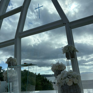 チャペルの祭壇前です。|743781さんの太陽が彩る自然の教会の写真(2541187)