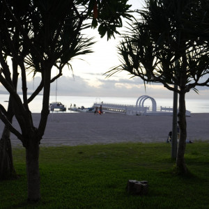 披露宴会場から見える景色です。|743781さんの太陽が彩る自然の教会の写真(2541180)