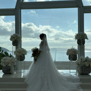 チャペルの祭壇前です。|743781さんの太陽が彩る自然の教会の写真(2541188)