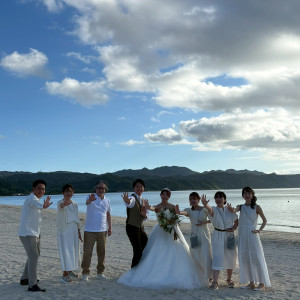 チャペルの目の前の海での写真です。|743781さんの太陽が彩る自然の教会の写真(2541208)