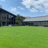 披露宴会場の庭園