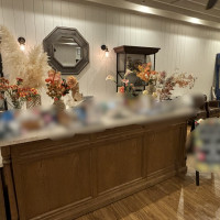 5Fの披露宴会場のウェルカムスペース