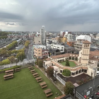 ホテルからの眺め。