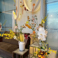 メインソファの装花