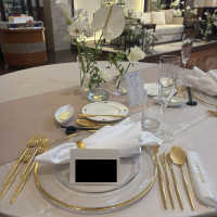 披露宴会場のコーディネート例