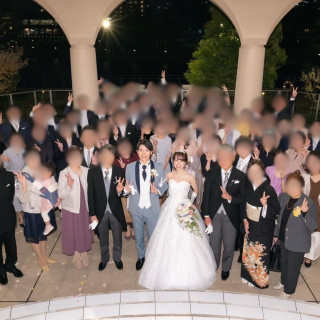 チャペル前での集合写真