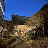 館内の日本庭園