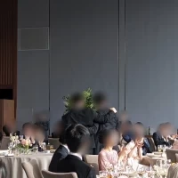 新郎お色直し前の退場